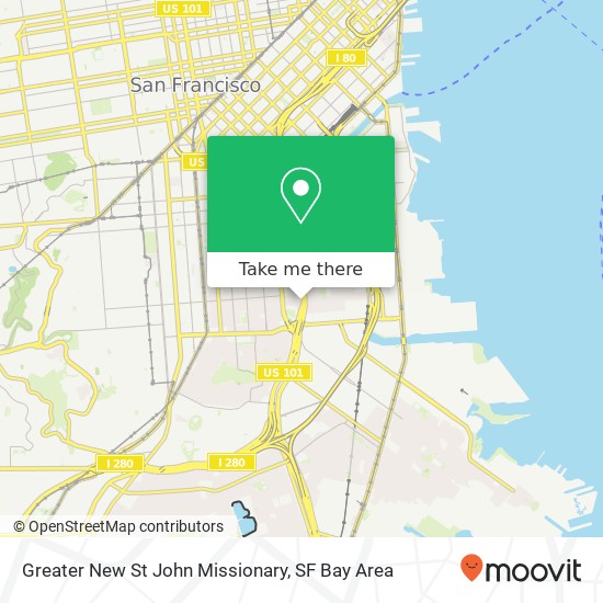 Greater New St John Missionary map