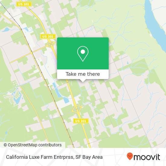 California Luxe Farm Entrprss map