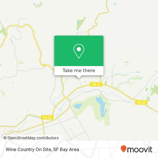 Wine Country On Site map