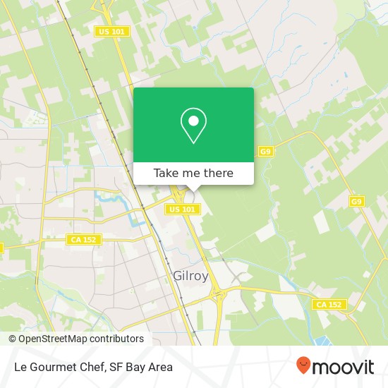 Le Gourmet Chef map