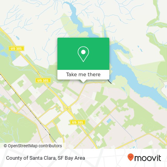 County of Santa Clara map