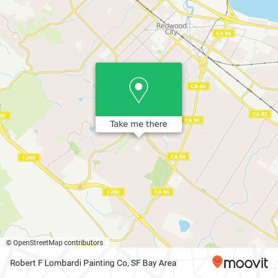 Mapa de Robert F Lombardi Painting Co