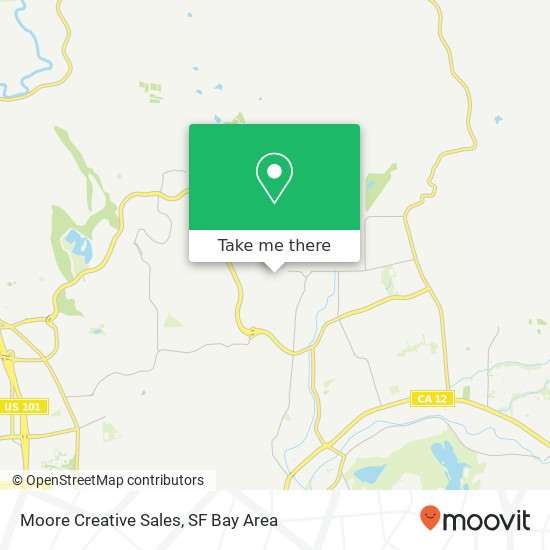 Moore Creative Sales map