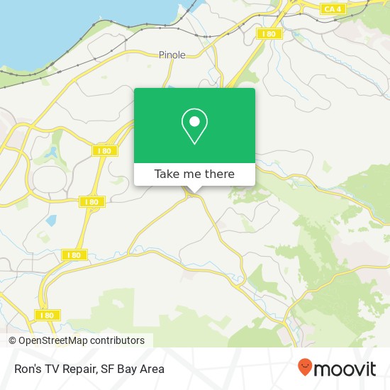 Mapa de Ron's TV Repair