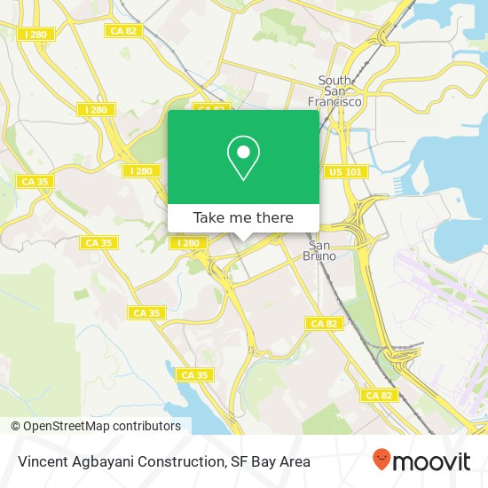 Mapa de Vincent Agbayani Construction