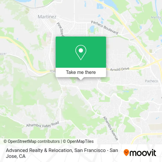 Advanced Realty & Relocation map