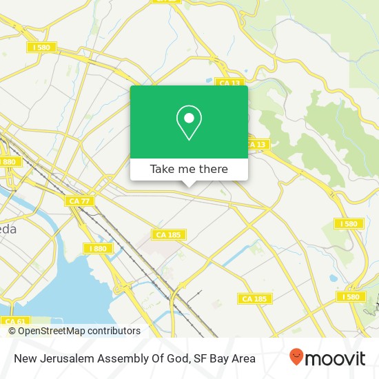 Mapa de New Jerusalem Assembly Of God