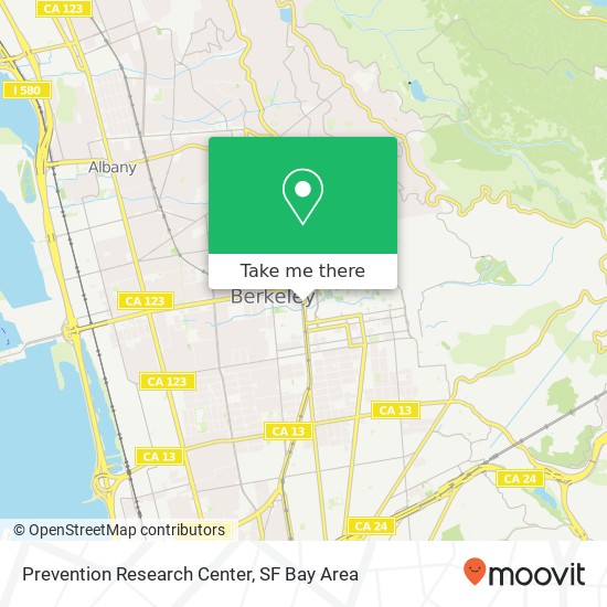 Prevention Research Center map