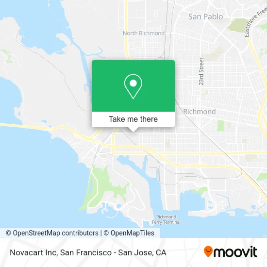 Mapa de Novacart Inc