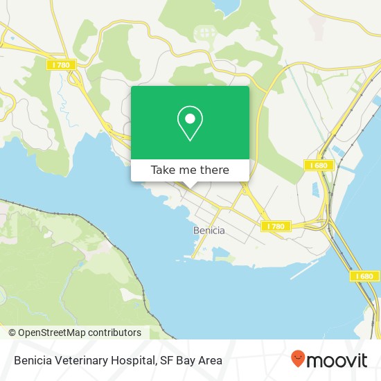 Benicia Veterinary Hospital map