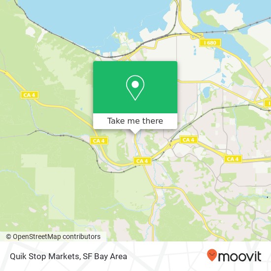 Mapa de Quik Stop Markets