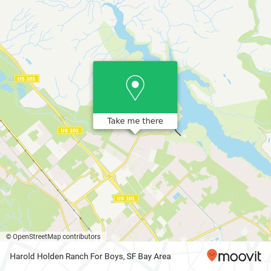 Mapa de Harold Holden Ranch For Boys