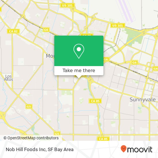 Mapa de Nob Hill Foods Inc