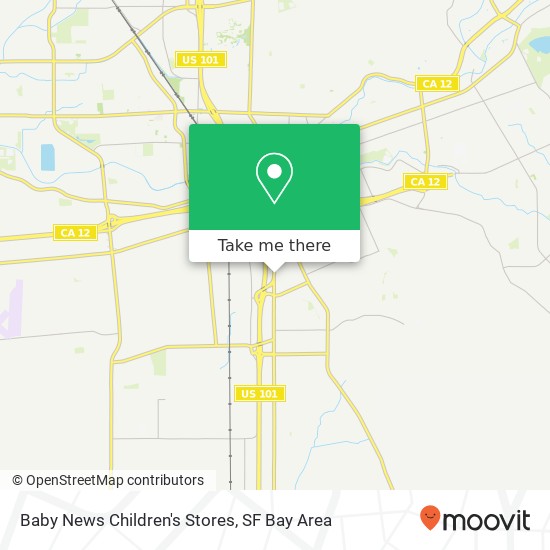Baby News Children's Stores map