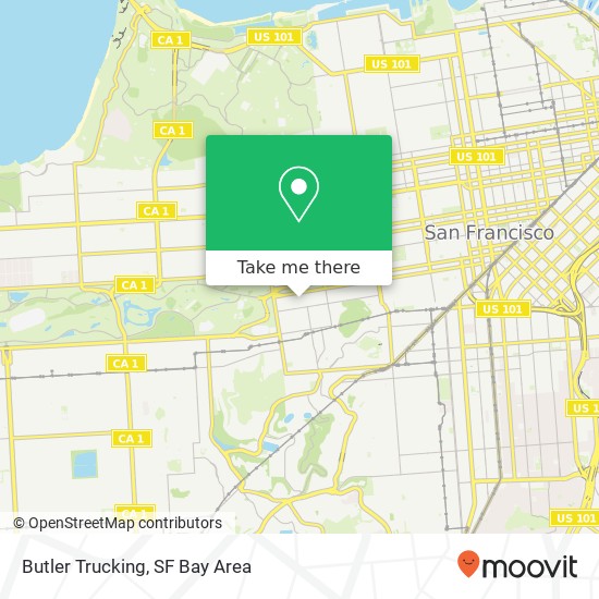 Butler Trucking map