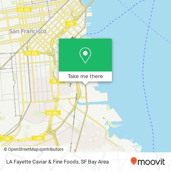 Mapa de LA Fayette Caviar & Fine Foods
