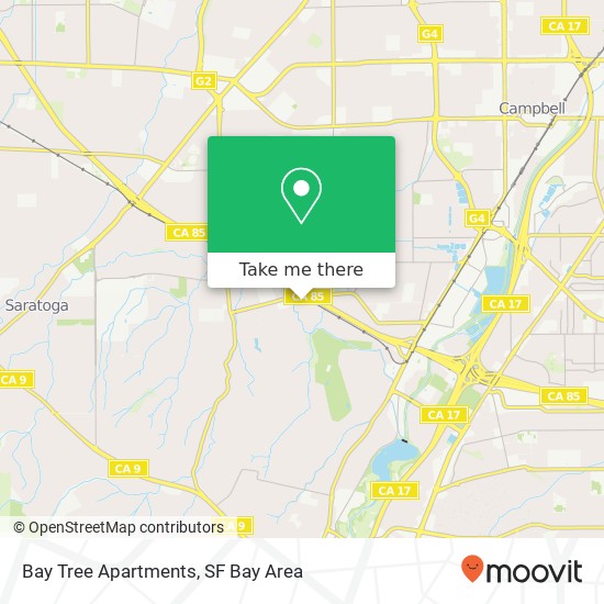 Bay Tree Apartments map