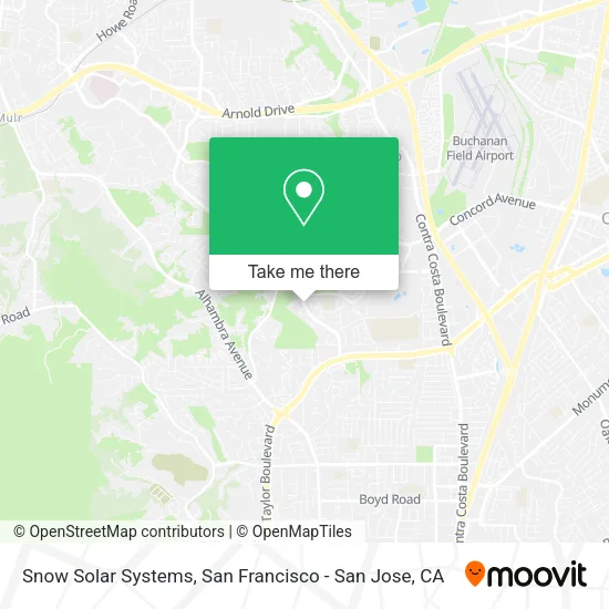 Snow Solar Systems map