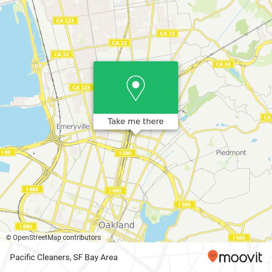 Pacific Cleaners map