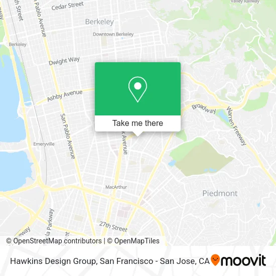 Hawkins Design Group map