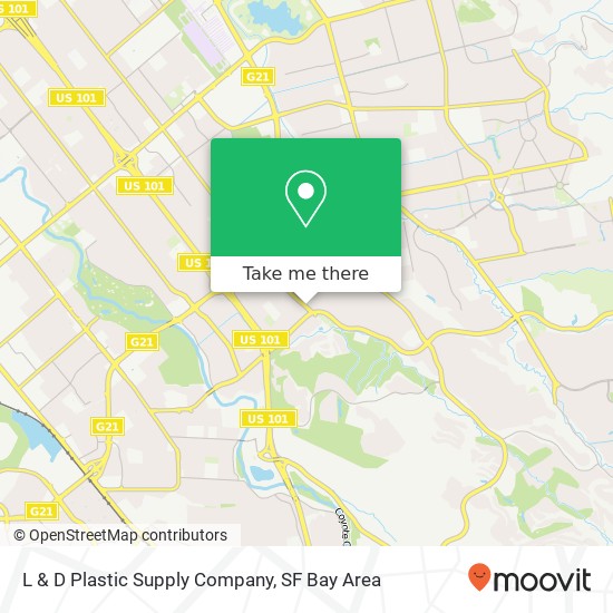 L & D Plastic Supply Company map