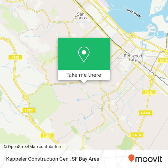 Mapa de Kappeler Construction Genl