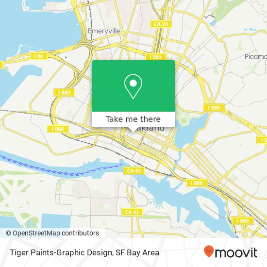 Tiger Paints-Graphic Design map