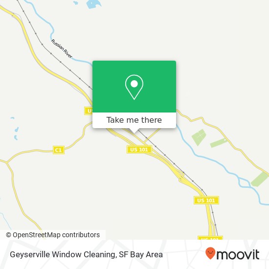 Mapa de Geyserville Window Cleaning