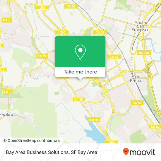 Mapa de Bay Area Business Solutions