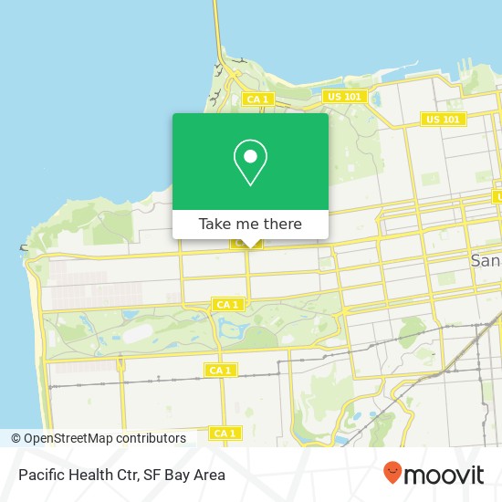 Pacific Health Ctr map