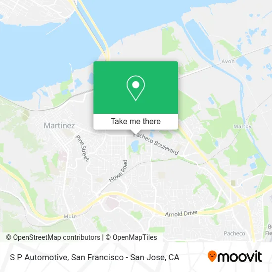 S P Automotive map