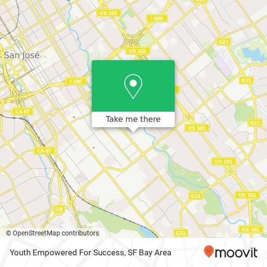 Youth Empowered For Success map