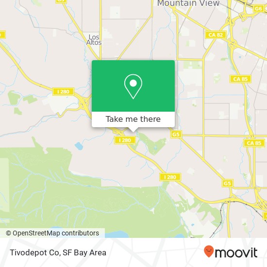 Tivodepot Co map