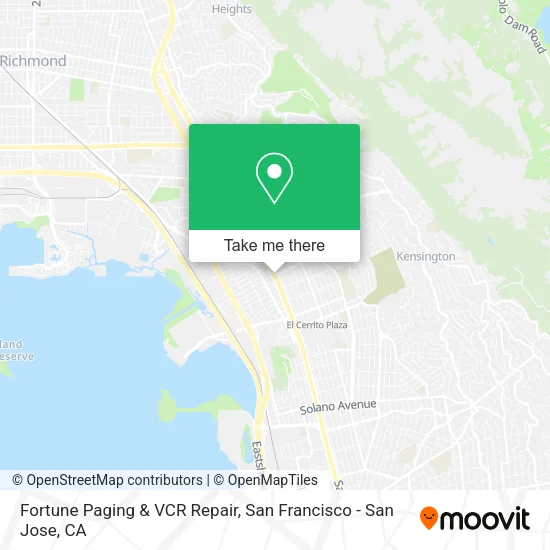 Mapa de Fortune Paging & VCR Repair