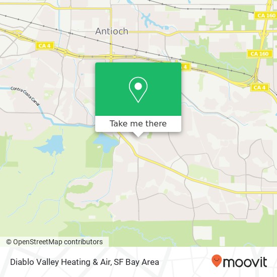 Mapa de Diablo Valley Heating & Air