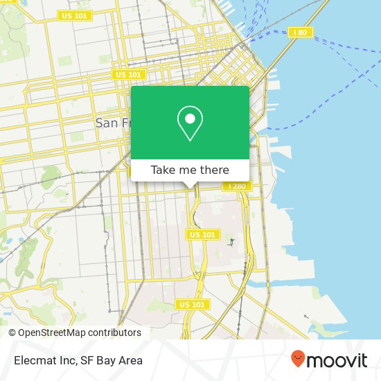 Elecmat Inc map