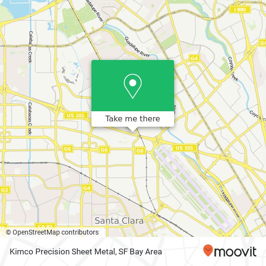 Kimco Precision Sheet Metal map