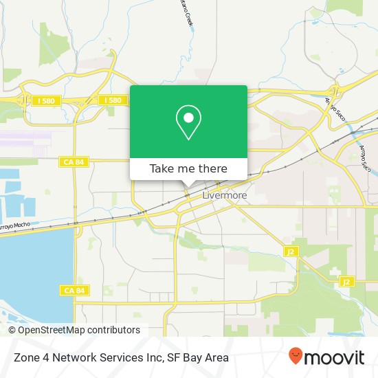 Mapa de Zone 4 Network Services Inc