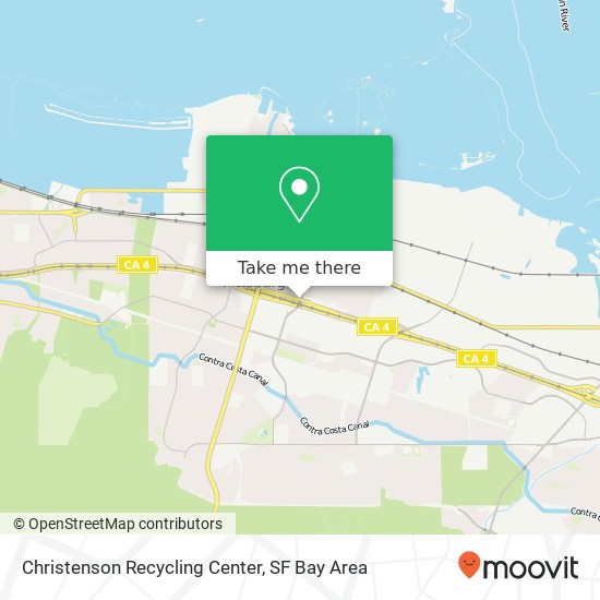 Christenson Recycling Center map