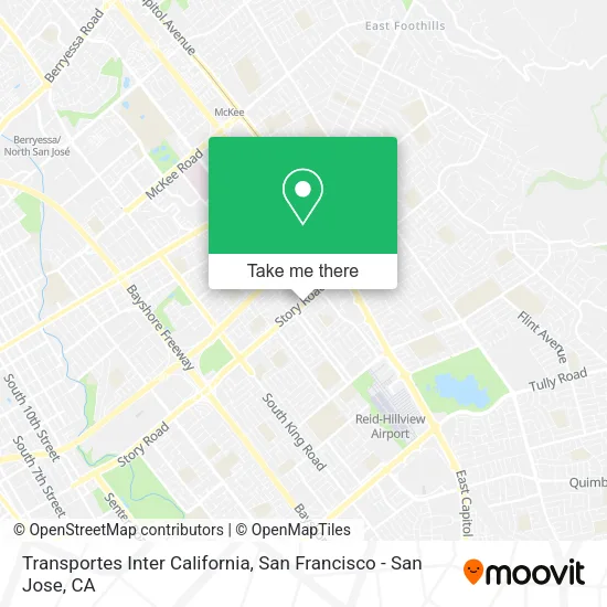 Mapa de Transportes Inter California