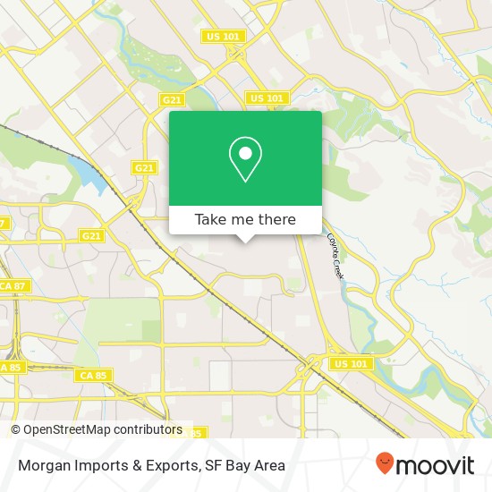 Morgan Imports & Exports map