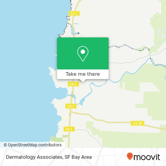 Dermatology Associates map