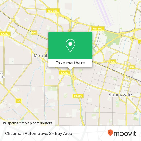 Chapman Automotive map