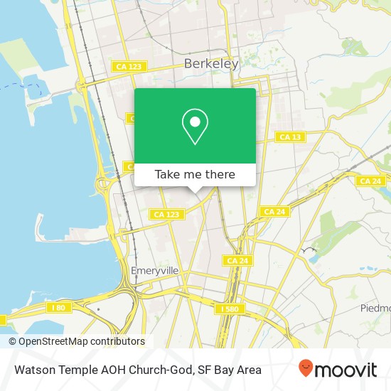 Mapa de Watson Temple AOH Church-God