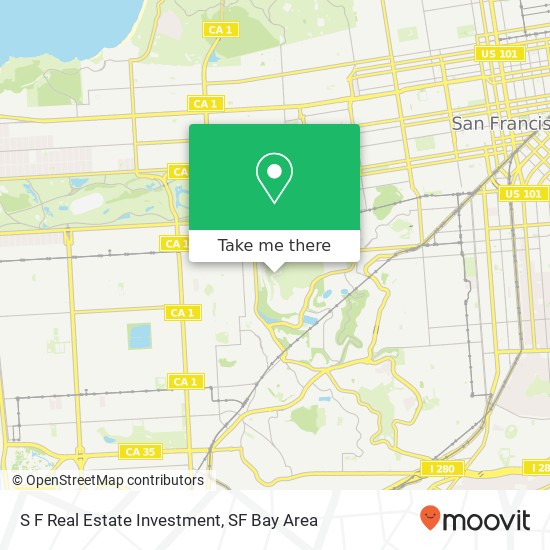 S F Real Estate Investment map