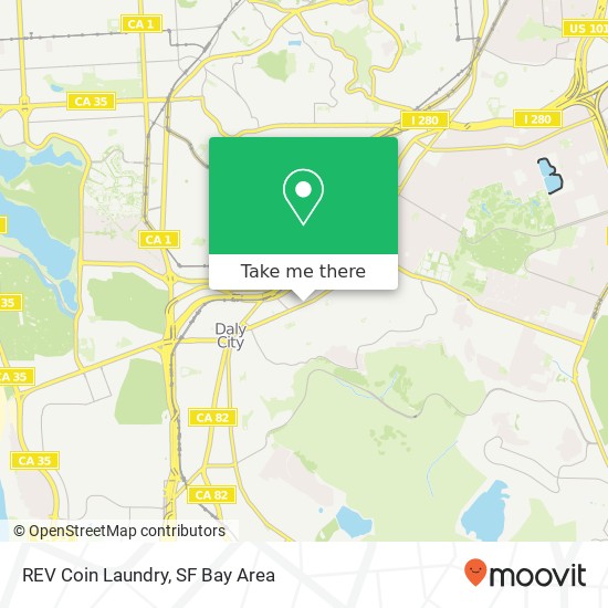 Mapa de REV Coin Laundry