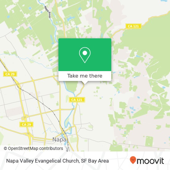 Mapa de Napa Valley Evangelical Church