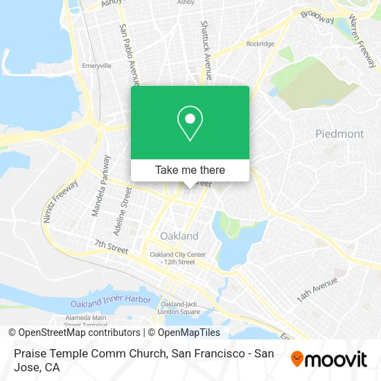 Mapa de Praise Temple Comm Church