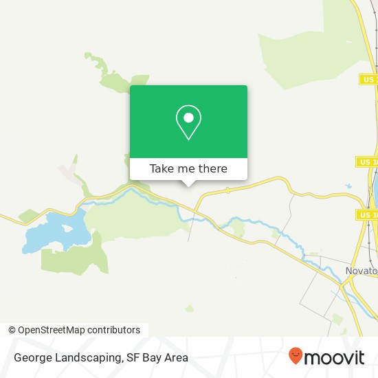 George Landscaping map