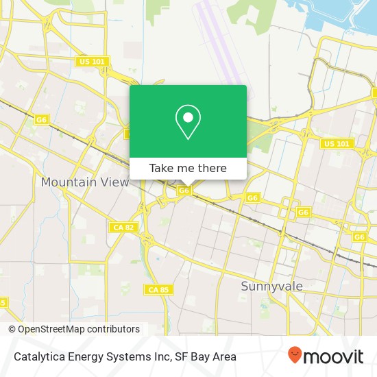 Mapa de Catalytica Energy Systems Inc